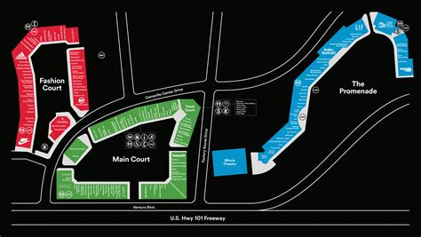 camarillo premium outlet center map